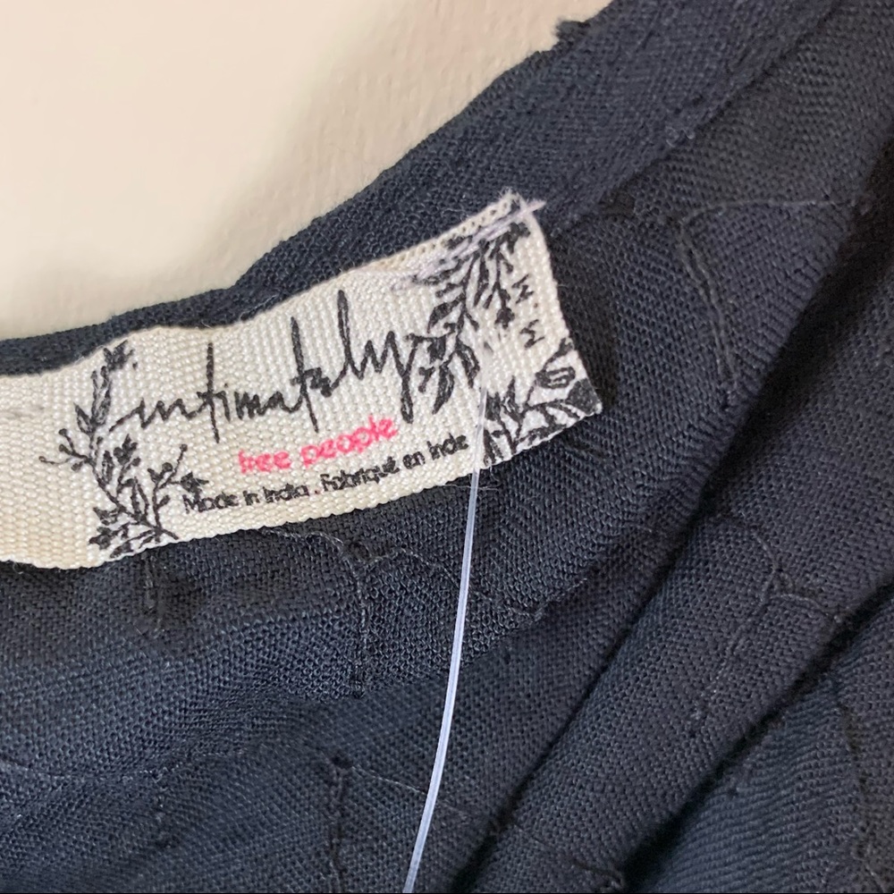 📍SOLD📍Free People Bright Lights Black Cami Top - Picture 6 of 10